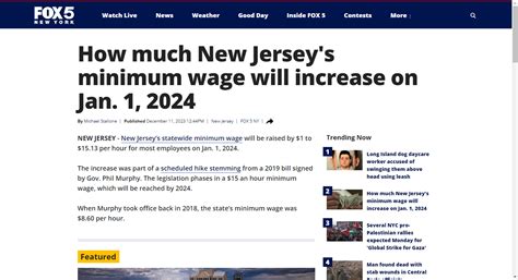 How Much New Jerseys Minimum Wage Will Increase On Jan 1 2024