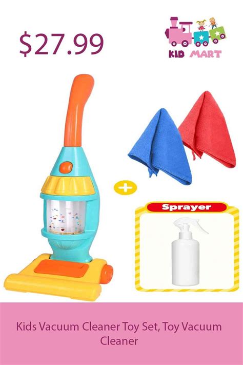 Interactive Kids Vacuum Cleaner Toy Set