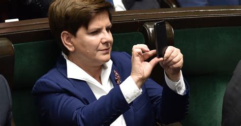 Beata Szydło na pierwszym posiedzeniu sejmu