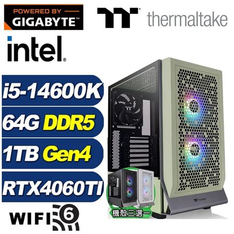 Gigabyte 技嘉 Diy光透遊俠i5 14600kz79064g1tb M2rtx 4060ti Pchome 24h購物