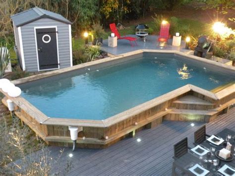 Photo Des Plus Belles Piscines En Bois Piscine Bois Kit Terrasse