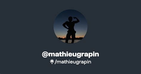 Mathieugrapin Instagram TikTok Linktree