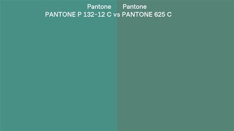 Pantone P 132 12 C Vs Pantone 625 C Side By Side Comparison