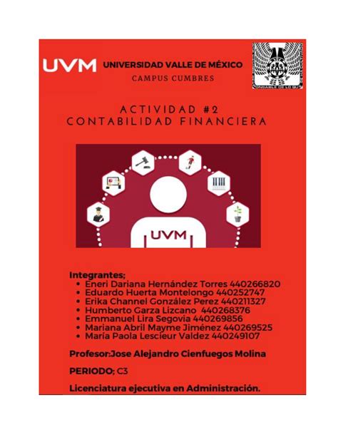 Conclusion Act Proyecto Integrador Contabilidad Financiera Uvm