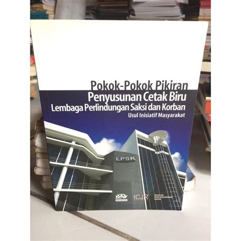 Jual BUKU ORIGINAL POKOK POKOK PIKIRAN PENYUSUNAN CETAK BIRU LEMBAGA