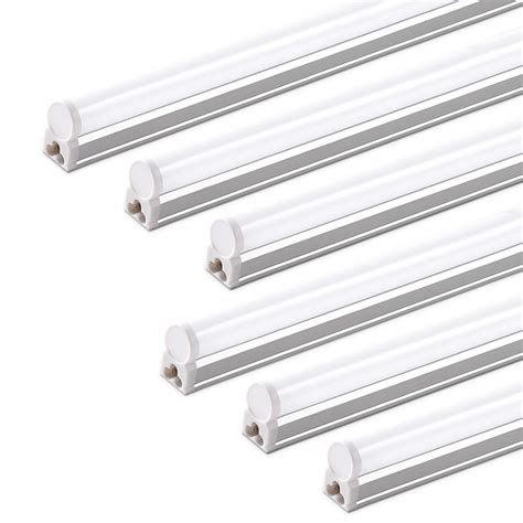 Pack Of 6 Barrina LED T5 Shop Light 3FT 6500K Super Bright White