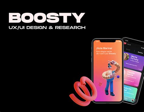 BOOSTY APP (UX/UI)