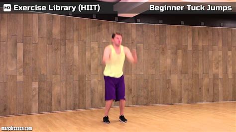 Beginner Tuck Jumps Exercise Library Hiit Marc Dressen Youtube