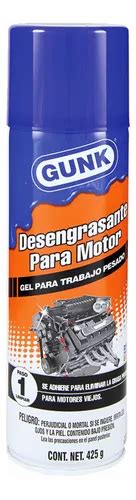 Desengrasante Gunk En Gel P Motores De Trabajo Pesado 453gr