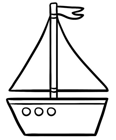 Desenhos De Barcos Para Colorir E Imprimir