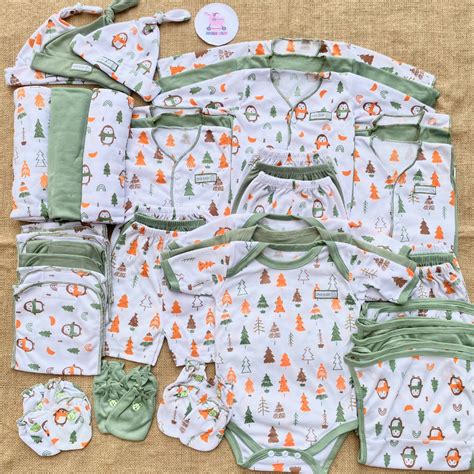 Jual Pcs Baju Bayi Baru Lahir Series Pink Motif Paket Hemat Brojol