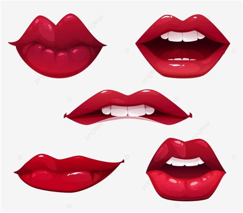 Woman Red Lips Vector Hd Png Images Woman Cartoon Sexy Lips Of Vector