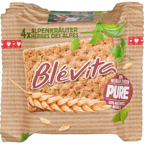 Blévita Pure Biscuits à l épeautre avec seigle broyé et herbes des