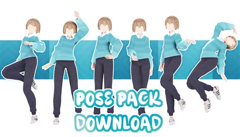 pose pack  mmd update  ifera  deviantart