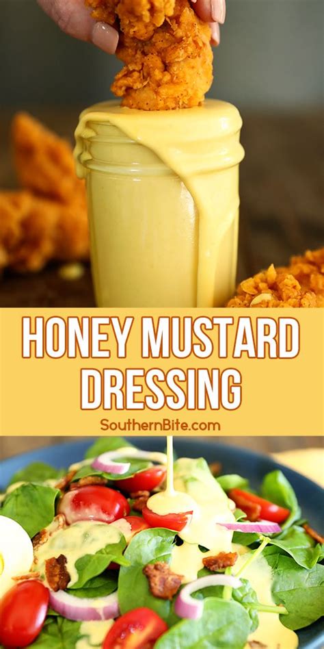 Honey Mustard Dressing Recipe Honey Mustard Recipes Homemade Honey Mustard Salad Dressing