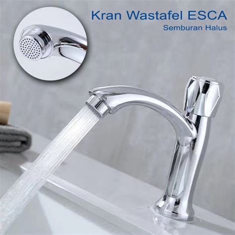 Jual Esca Kran Wastafel Keran Cuci Tangan Kran Drat Kuningan Kran Dapur