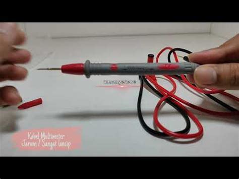 Kabel Multimeter Jarum Super Lancip Untuk Komponen SMD YouTube