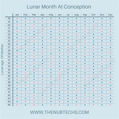 Chinese Calendar Gender Predictor Lunar Age Ryann Florence