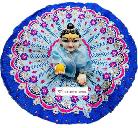 Silk Laddu Gopal Fancy Dress For Home Size 4 At Rs 22 Piece In