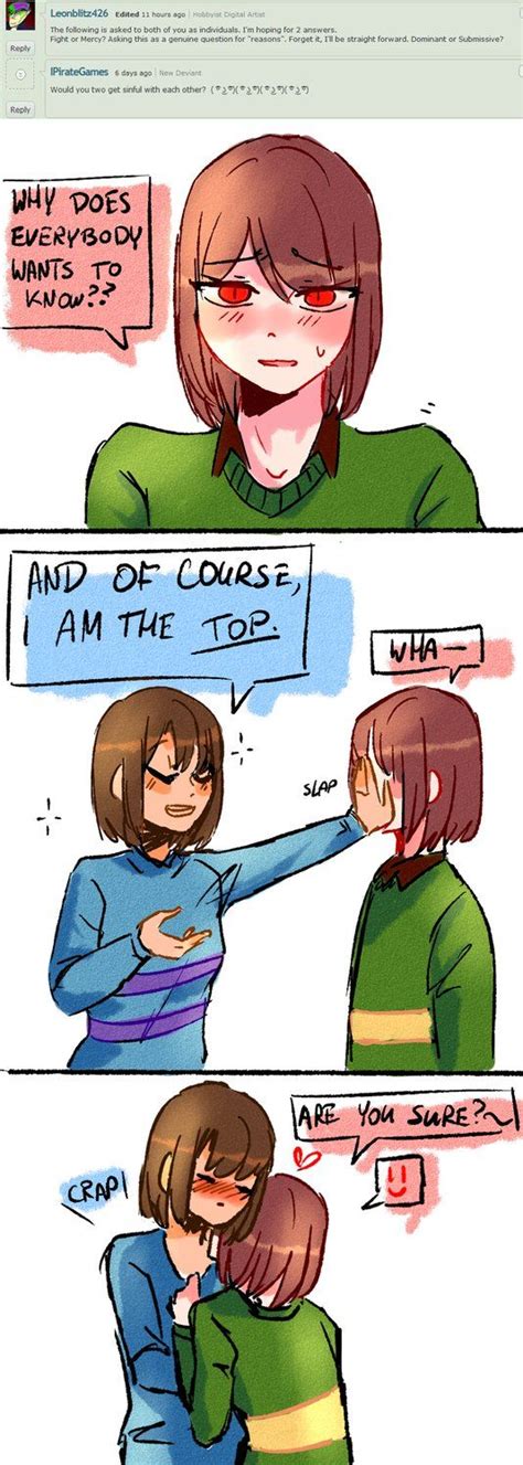 Pin Em Undertale Chara X Frisk