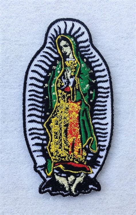 Our Lady Of Guadalupe Symbol Embroidered Iron On Sew On Patch Crest