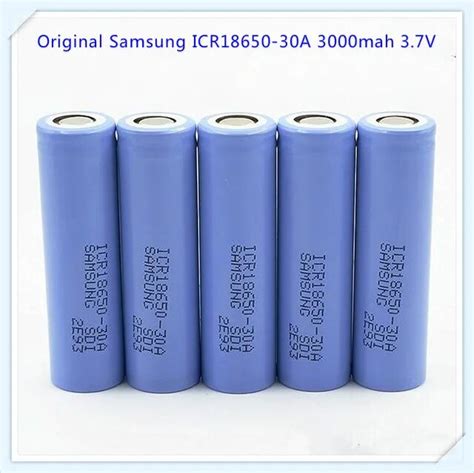 100 Original For Samsung Icr18650 30a 18650 3000mah Batteries Rechargeable Li Ion Battery Safe