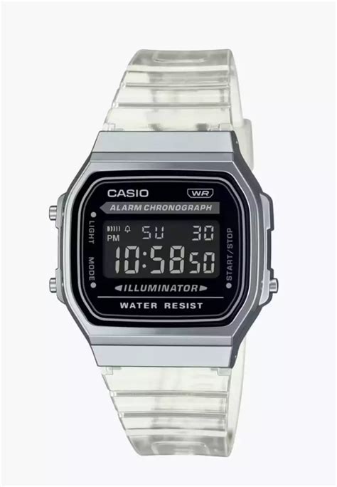 Jual Casio Casio Digital Jam Tangan Wanita Strap Karet Transparan