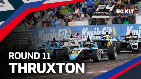 ROKiT British F4 Championship Thruxton Round 11 YouTube