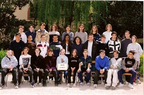 Photo de classe 4e F de 1998 Collège Saint louis De Gonzague Copains