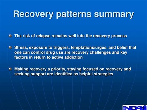 Ppt Exploring The Recovery Process Patterns Supports Challenges