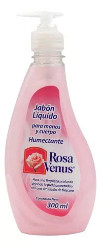 Jabon Liquido Rosa Venus 300 Ml 1pz MercadoLibre