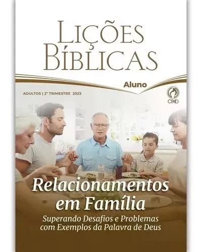 Revista Li Es B Blicas Ebd Trimestre Adulto Aluno Cpad Mercadolivre