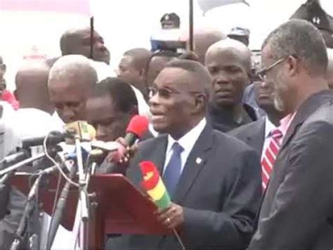 Former Ghana President He The Late Professor John Evans Atta Mills Last