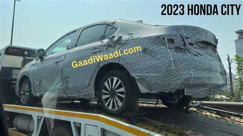 Exclusive Honda City Facelift Spied For The First Time In India