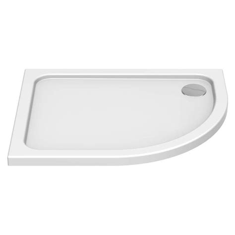 Kudos Kstone Slip Resistant Offset Quadrant Shower Tray 1200mm X 800mm