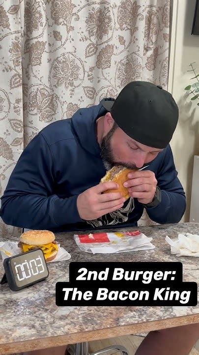 Burger King Triple Whopper Speed Challenge Only 2 Mins Plus The Bacon