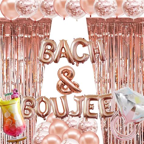 Ebd Products Rose Gold Bach And Boujee Bachelorette Party Decor Kits