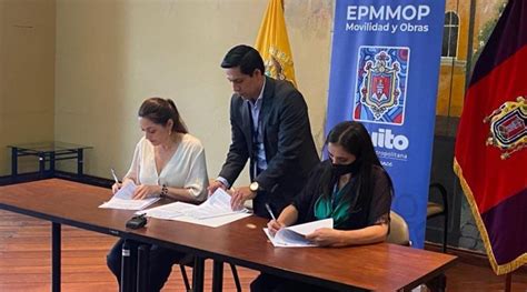 Epmmop Y Amc Firman Convenio Para Optimizar Sus Operaciones Quito Informa