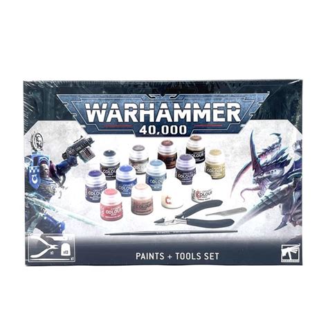 S0971 Warhammer 40000 Paints Tools Set Sealed Accessories