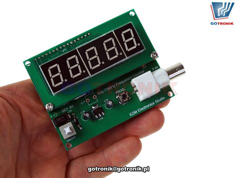 Miernik częstotliwości 1Hz do 75MHz zestaw do samodzielnego montażu kit diy