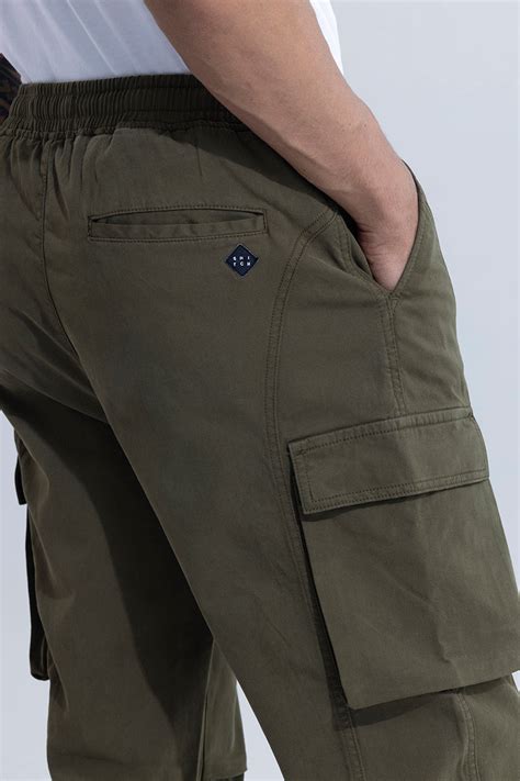 Buy Mens Traverse Olive Cargo Pant Online Snitch