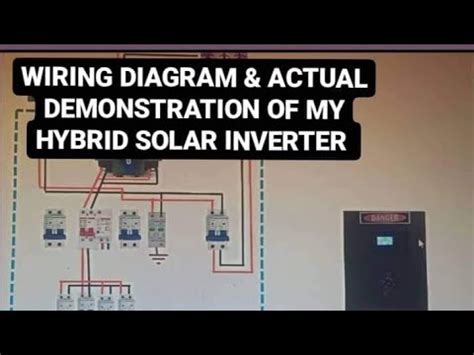 WIRING DIAGRAM ACTUAL DEMONSTRATION OF MY HYBRID SOLAR INVERTER YouTube