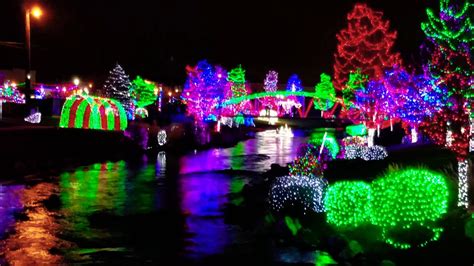 Christmas Lightsindian Creek In Caldwell Youtube