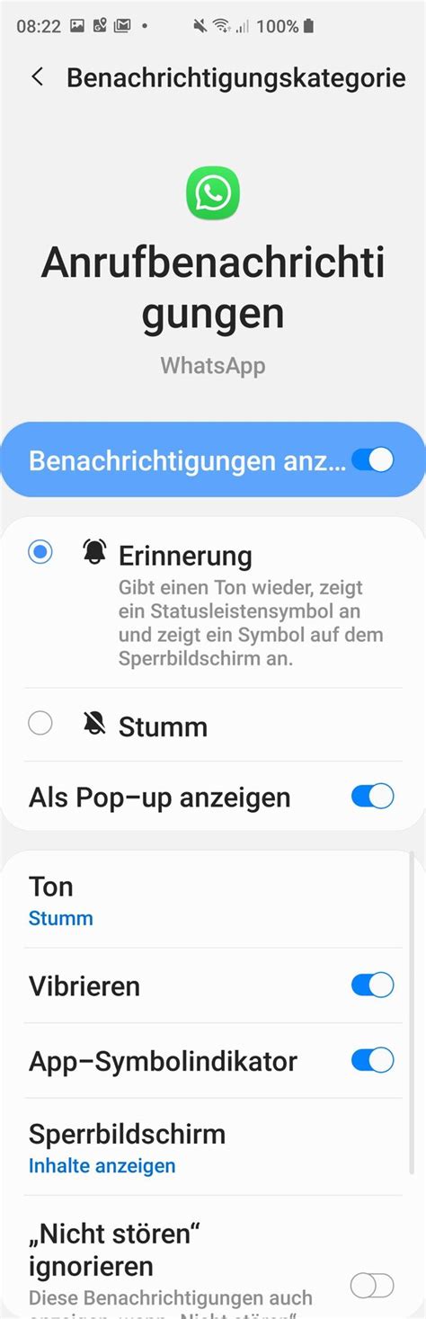 Whatsapp Eingehende Anrufe Keine Benachrichtigung Samsung Forum