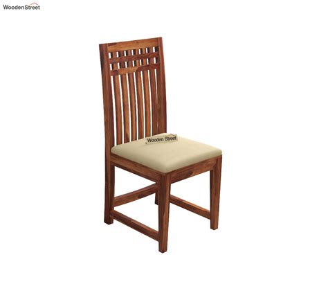 Buy Adolph Dining Chair With Fabric Honey Finish At 33 OFF Online