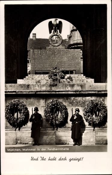 Ansichtskarte Postkarte München Bayern Mahnmal in der akpool de