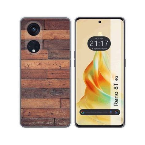 Funda Silicona Oppo Reno 8t 4g Diseño Madera 03 Dibujos con Ofertas en