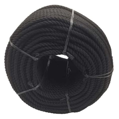 10mm Black Polyester Rope 220 Metre Coil RopeServices UK