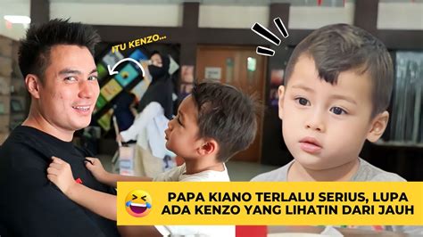 Papa Kiano Terlalu Serius Ngobrol Sampai Lupa Ada Kenzo Yang Lihatin