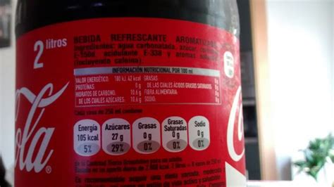 Informació Nutricional De La Coca Cola